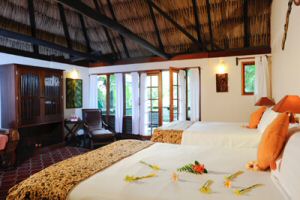 chaa creek lodge cottage interior