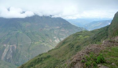 road to Kuelap,  Chachapoyas