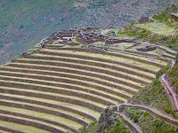 terraces at ollantaytambo