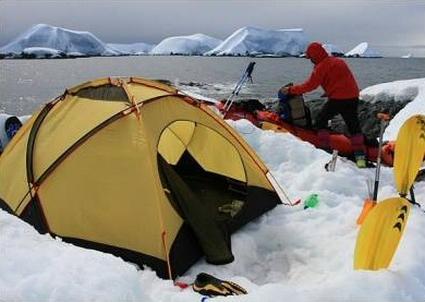 antarctic camp tent